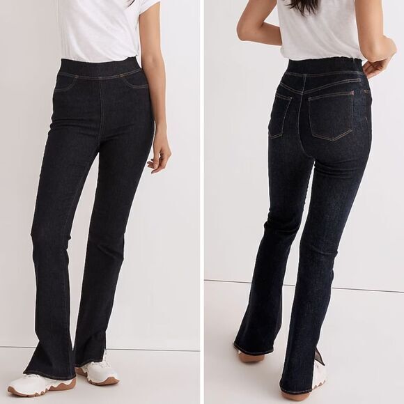 NEW Madewell Pull-On Skinny Flare Jeans in Havenley Wash, 29 - Picture 1 of 15